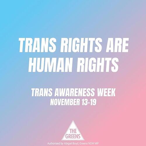 Trans rights are human rights  This week we celebrate our trans c...