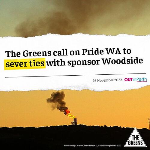 The Greens (WA): As we tackle the climate crisis, fossil fuel companies are trying…