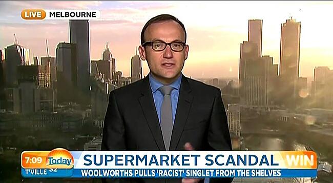 Adam Bandt on Woolworths Pulling Divisive Singlets -- The Today Show