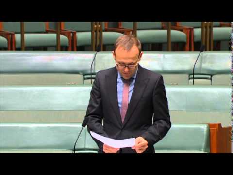 Adam Bandt speaks in Parliament about Melbourne University High Students