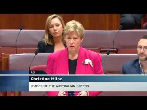 Christine Milne: Palmer and Abbott deal delivers a big win to mining magnates