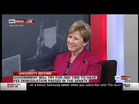 Christine Milne live on Sky: death penalty, uni funding, RET