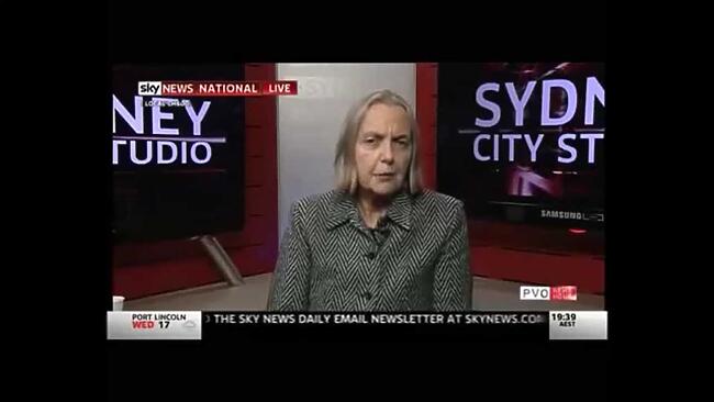 Lee on SKY News Hour with Peter van Onsolen