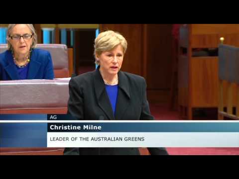 'Our hearts go out to all those families and friends' - Christine Milne