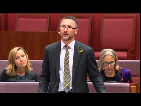 VIDEO: Australian Greens: Richard Di Natale on watering down environmental protection