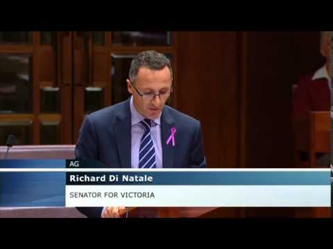 Richard Di Natale pays tribute to Peter Short