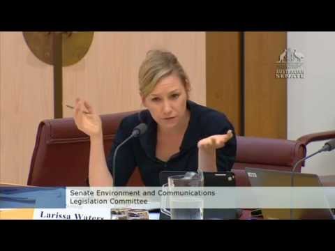 Senate Estimates: Larissa questions GBRMPA