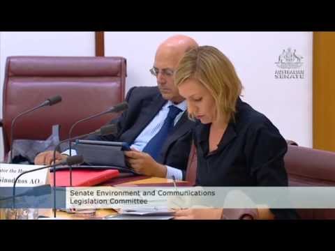 VIDEO: Australian Greens: Senate Estimates: Will you approve the Shenhua Watermark mine on old advice?