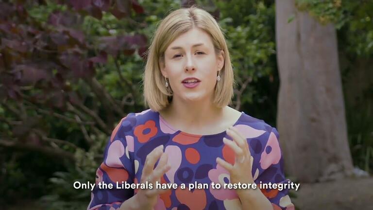 VIDEO: Liberal Victoria: Jess Wilson on Integrity