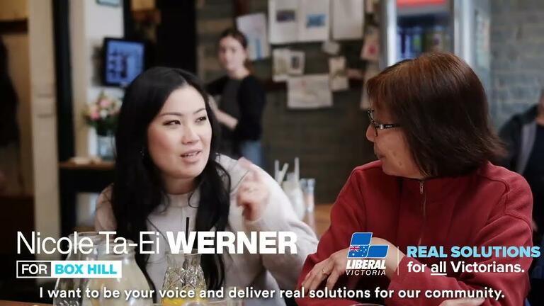 VIDEO: Liberal Victoria: Nicole Ta Ei Werner Campaign Video 2 (CC)