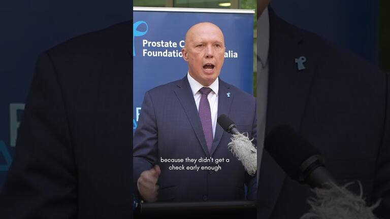 VIDEO: Peter Dutton MP: Don’t forget to get your prostate cancer check