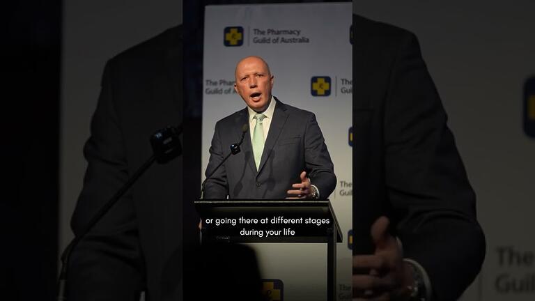 VIDEO: Peter Dutton MP: Thank you to our community pharmacists