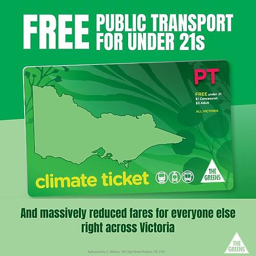 ANNOUNCING our plan for FREE public transport for under 21s....