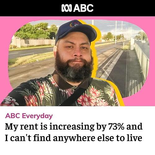 Michael is facing a whopping 73% rental price increase on his Mel...