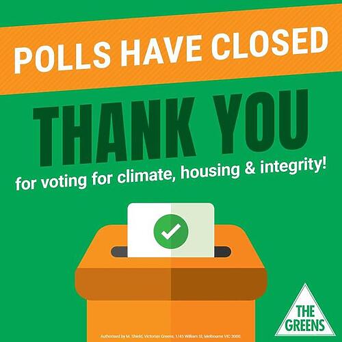 Polls have closed! Thank you for voting for climate action, affor...