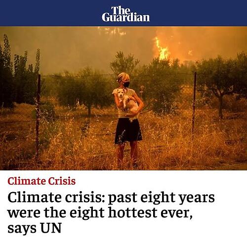 We are in a climate crisis....