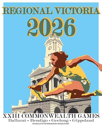 The 2026 Commonwealth Games is going to be the regional Victorian...