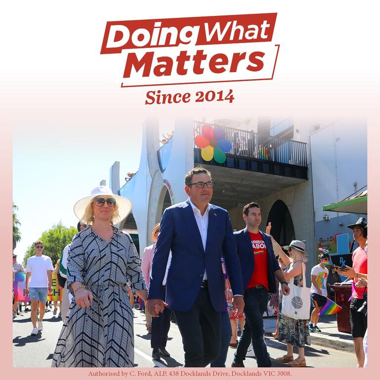 Victorian Labor: We’re doing what matters, every day….