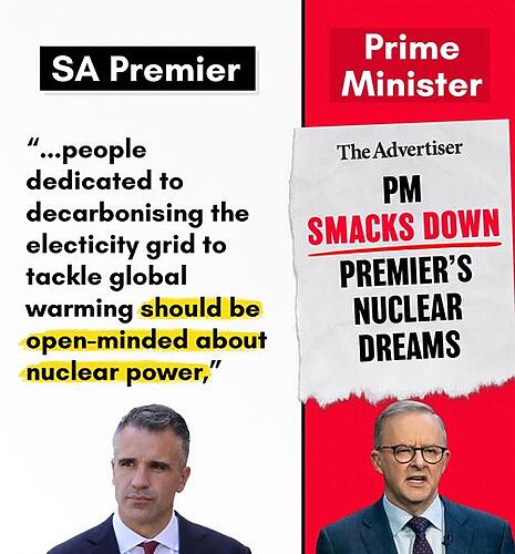 Why is the South Australian Premier prepared to have a mature dis...