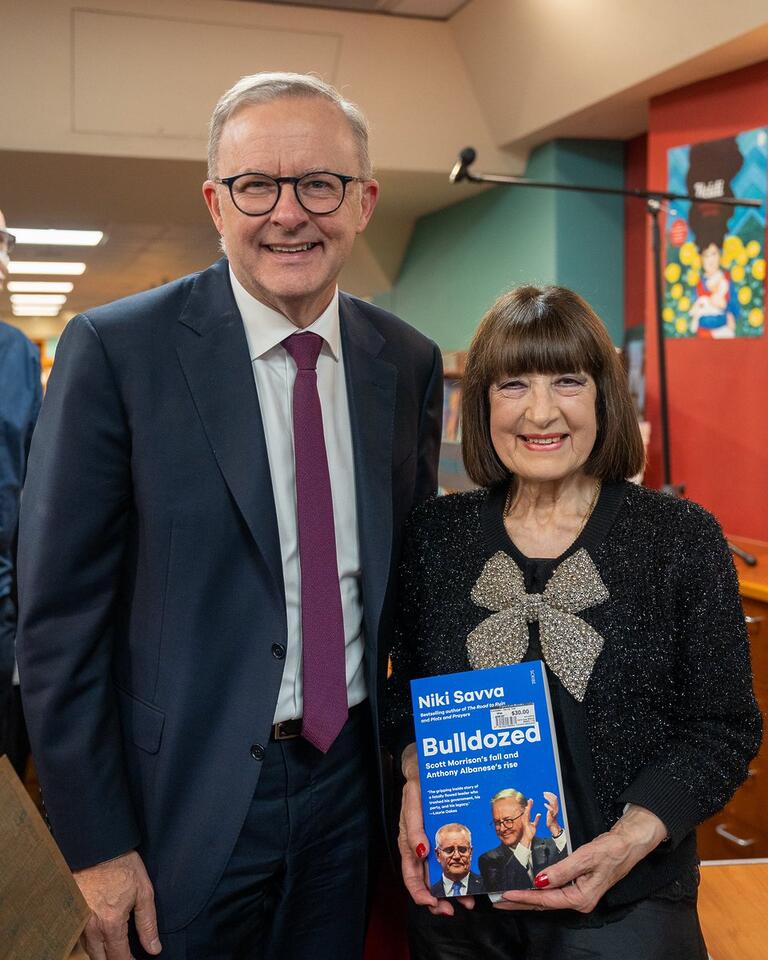 Anthony Albanese: Large crowd at the launch of Nikki Savva’s book ‘Bulldozed’ in Ca…