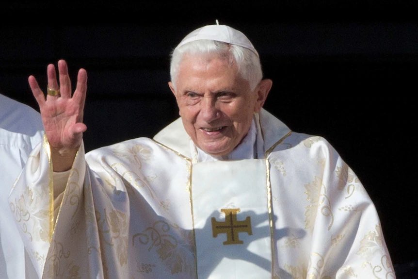 Saddened to hear of the passing of Pope Emeritus Benedict XVI, th...