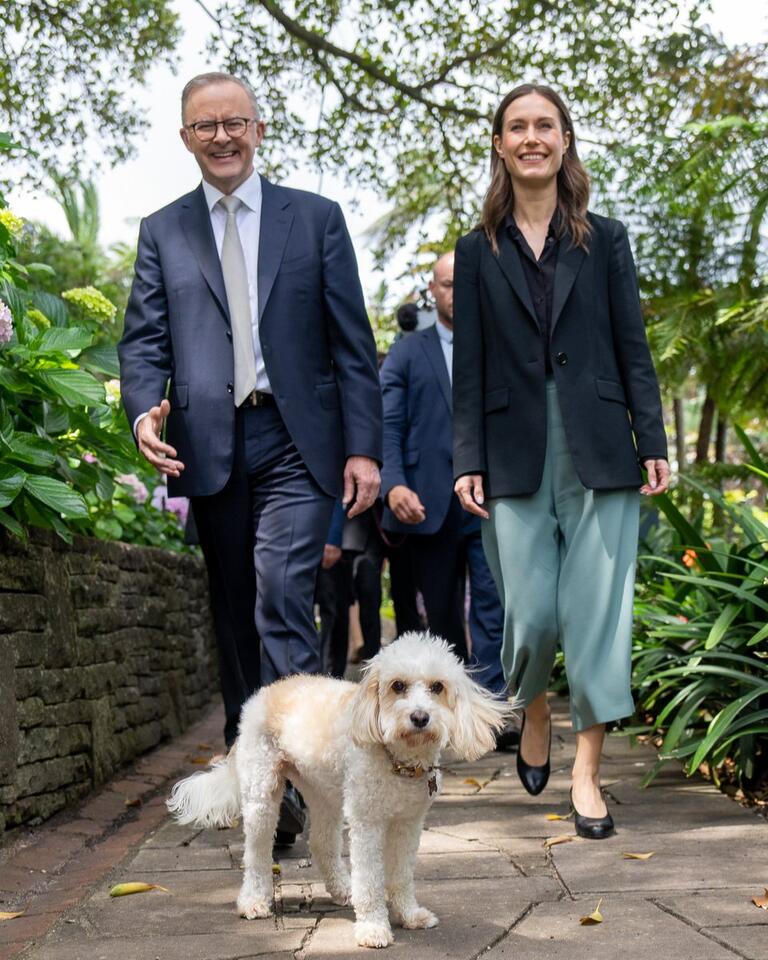 Anthony Albanese: Terrific to welcome Prime Minister of Finland @MarinSanna to Aust…
