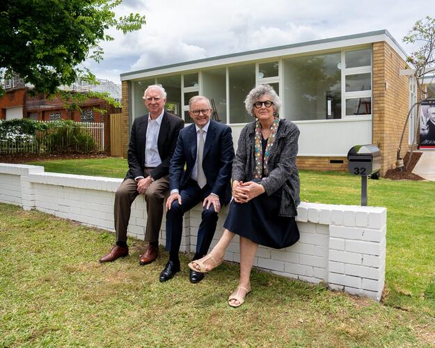 This morning I went to Gough Whitlam’s family home to celebrate t...