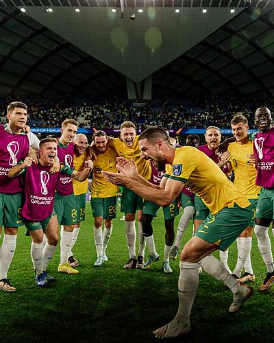 Up the @socceroos - the whole country is behind you  #socceroos #...