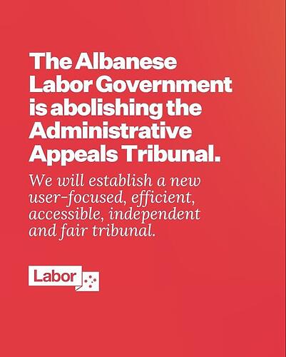 Australian Labor Party: Every year, thousands seek independent review of important govern…