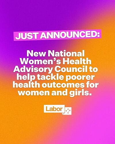 The Albanese Labor Government is establishing a new National Wome...