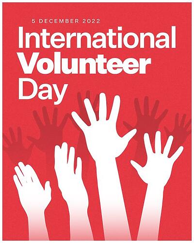 Today is International Volunteer Day, a day to thank the nearly 3...