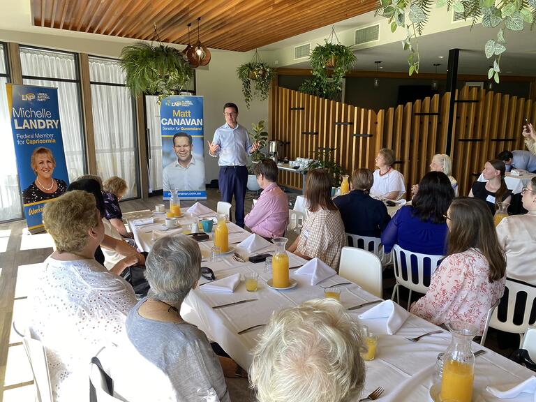 David Littleproud MP: Great to hear from the leaders at The Rockhampton Grammar School …