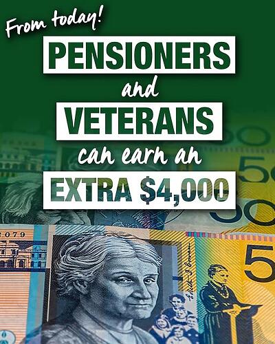 Some good news for all our pensioners & Veterans who want to ...