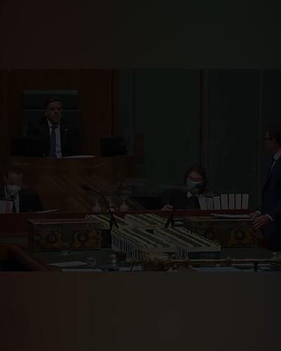 Today in Parliament we honoured Constable Rachel McCrow, Constabl...