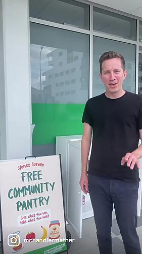 Max Chandler-Mather: For the past few months we’ve been running a free food pantry out…