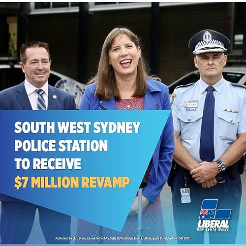 NSW Liberal Party: Residents in south west Sydney are set to benefit from a $7 milli…