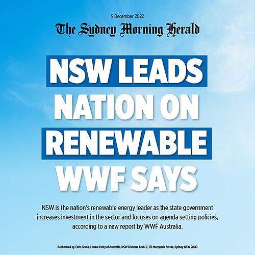 The NSW Liberals are protecting and enhancing our environment, an...