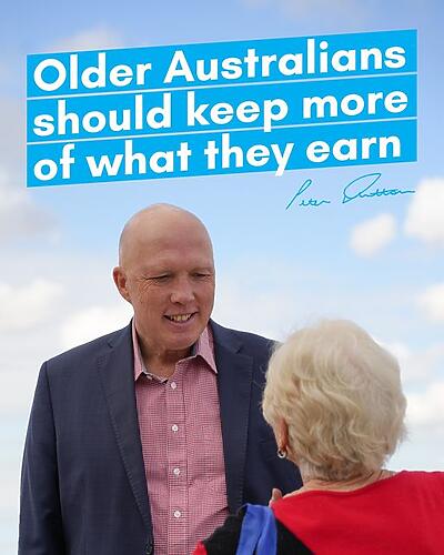 Our policy to double the Age and Veteran Service Pension Work Bon...