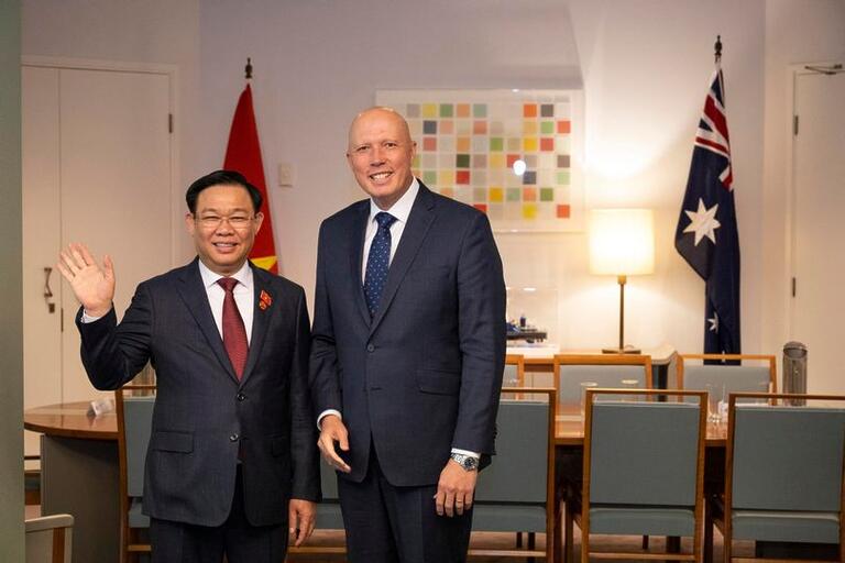 Peter Dutton: Welcoming His Excellency Mr Vuong Dinh Hue, President of the Nati…