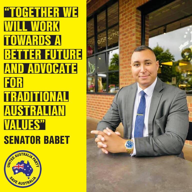 Senator Babet: We will always advocate for the values that we believe in. These …