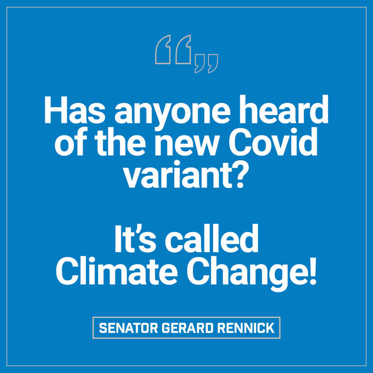 Senator Gerard Rennick: Has anyone heard of the new Covid variant? 
It’s called Climate c…