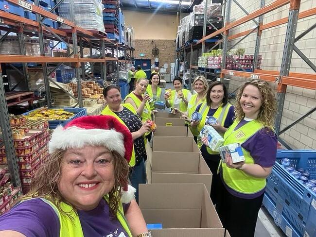 State Labor MPs filling food relief hampers at Foodbank SA & ...