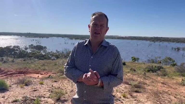 Tim Whetstone: An update on the Murray River from my backyard.  Please remember …
