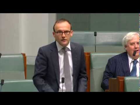 VIDEO: Australian Greens: Adam Bandt question to Tony Abbott about WA jobs & economy