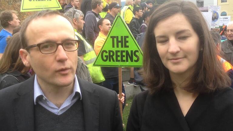 VIDEO: Australian Greens: Adam & Ellen Sandell Busting the Budget