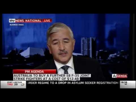 Defence expert Peter Goon on JSF dudding Sky News