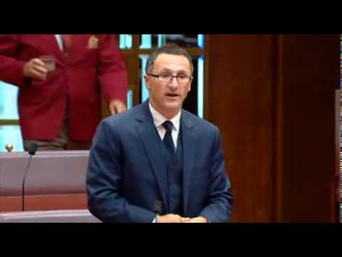 VIDEO: Australian Greens: Dr Richard Di Natale speaks against repealing pokies reforms