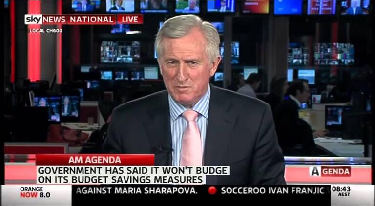 VIDEO: Australian Greens: John Hewson eviscerates Budget on Sky News