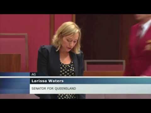 VIDEO: Australian Greens: Larissa Waters – Matter of Public Importance: the Great Barrier Reef