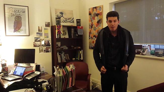 Scott Ludlam takes his jackets off for Triple Js St Vinnies Winter Appeal